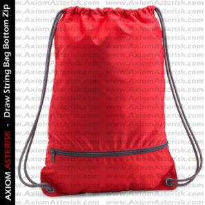 DRAW STRING BAG B-ZIPPER